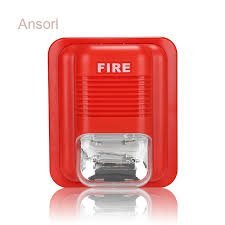 Fire strobe siren,24v With Flusher INDOOR <br> <span class='text-color-warm'>سيتوفر قريباً</span>